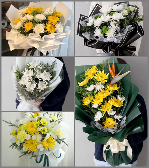 贵州毕节市金沙县岚头镇白事花束代送